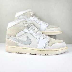 Nike Air Jordan 1 Mid SE Craft Inside Out Sail Tech Grey Size 10